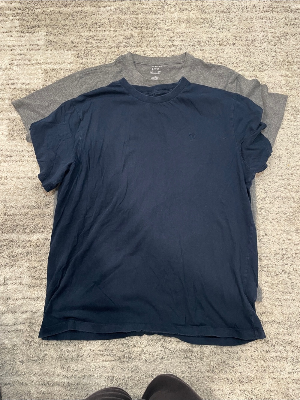 American Eagle Outfitters Navy Crew Neck T-Shirt